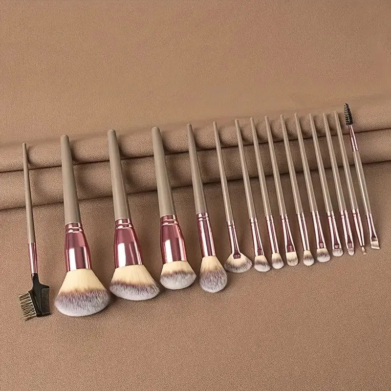 15-Pieces Set: Professional Makeup Brush