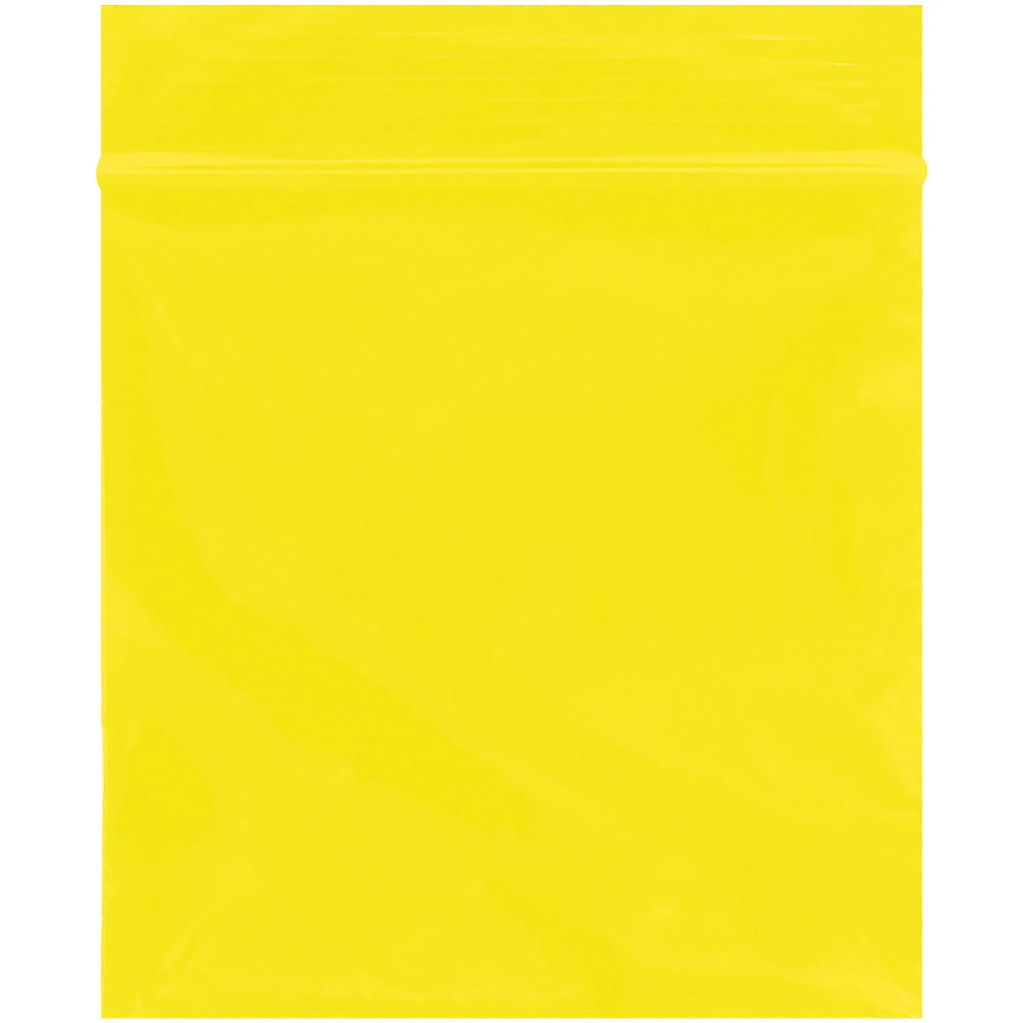 3 x 3" - 2 Mil Yellow Reclosable Poly Bags