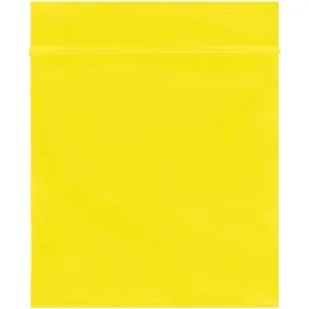 3 x 3" - 2 Mil Yellow Reclosable Poly Bags