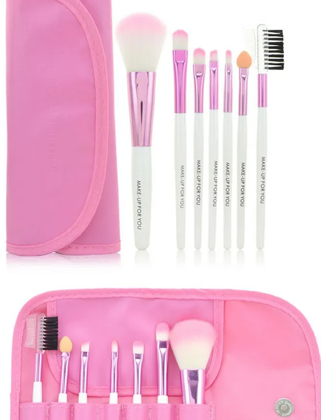 7 make-up makeup brushes, high-end makeup brush bag, a variety of colors available