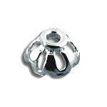 .925 Sterling Silver Bead Cap - 6mm (10 Pack)