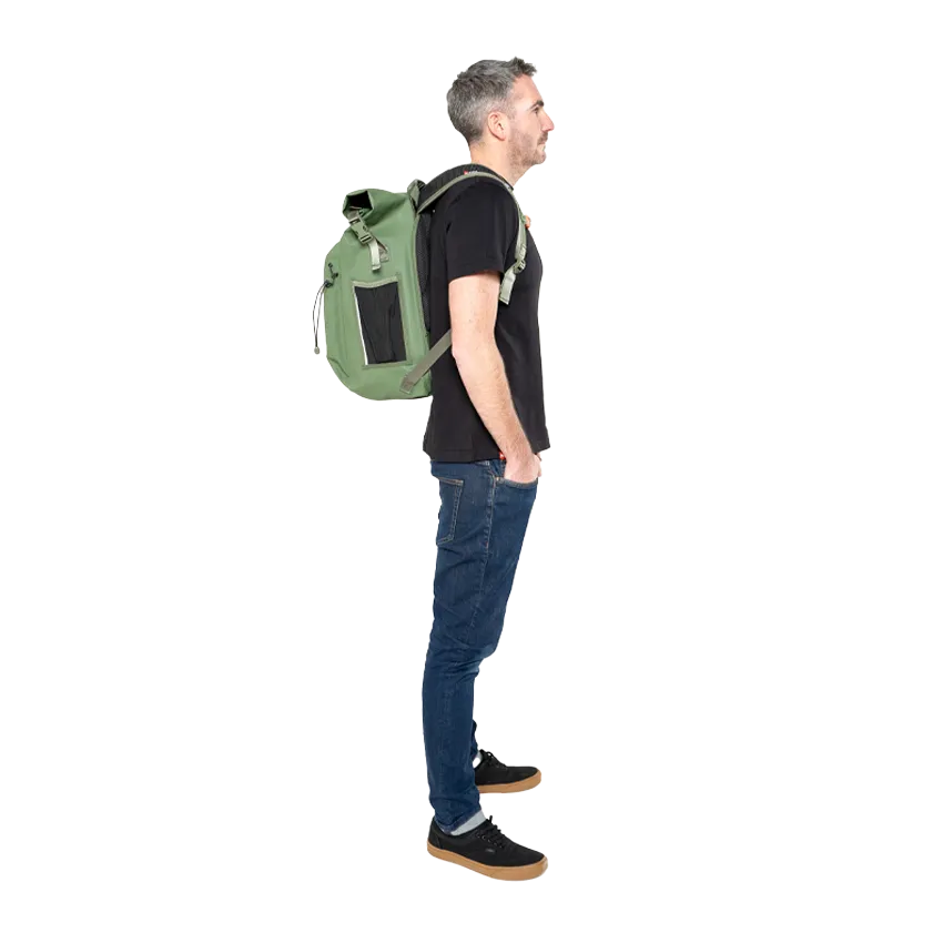 Adventure Waterproof Backpack 30L - Olive Green