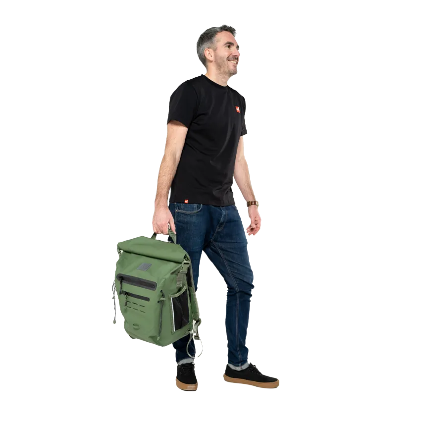 Adventure Waterproof Backpack 30L - Olive Green