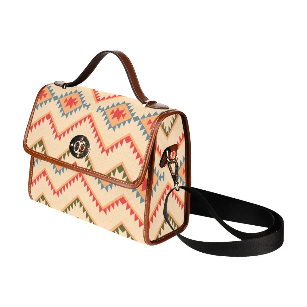 All Over Sierra Print Waterproof Canvas Bag