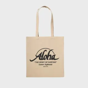 Aloha Custom Tote Bag - Natural