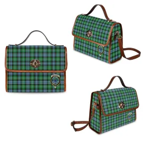 Arbuthnot Ancient Tartan Waterproof Canvas Bag with Family Crest