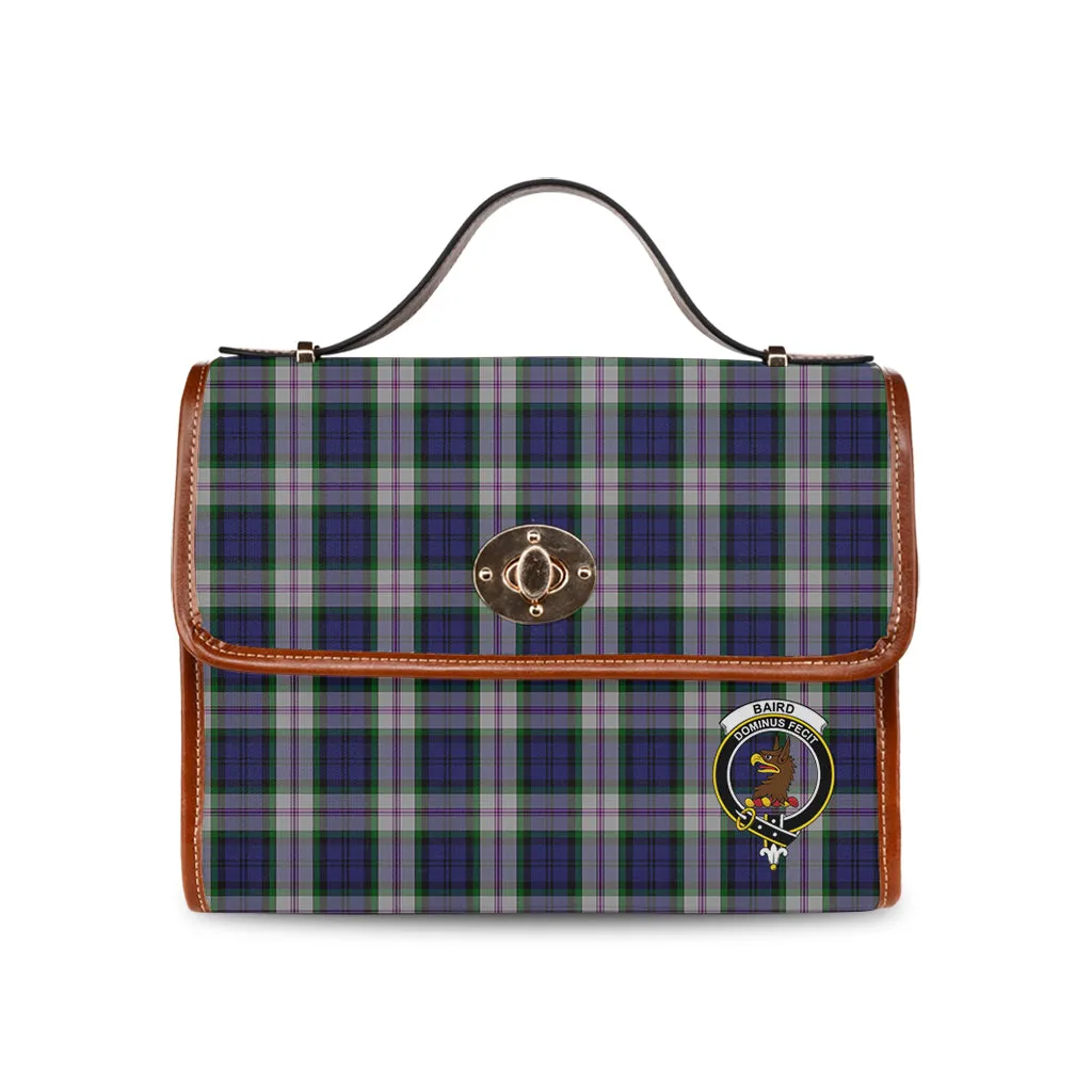 Baird Dress Tartan Waterproof Canvas Bag with Family Crest