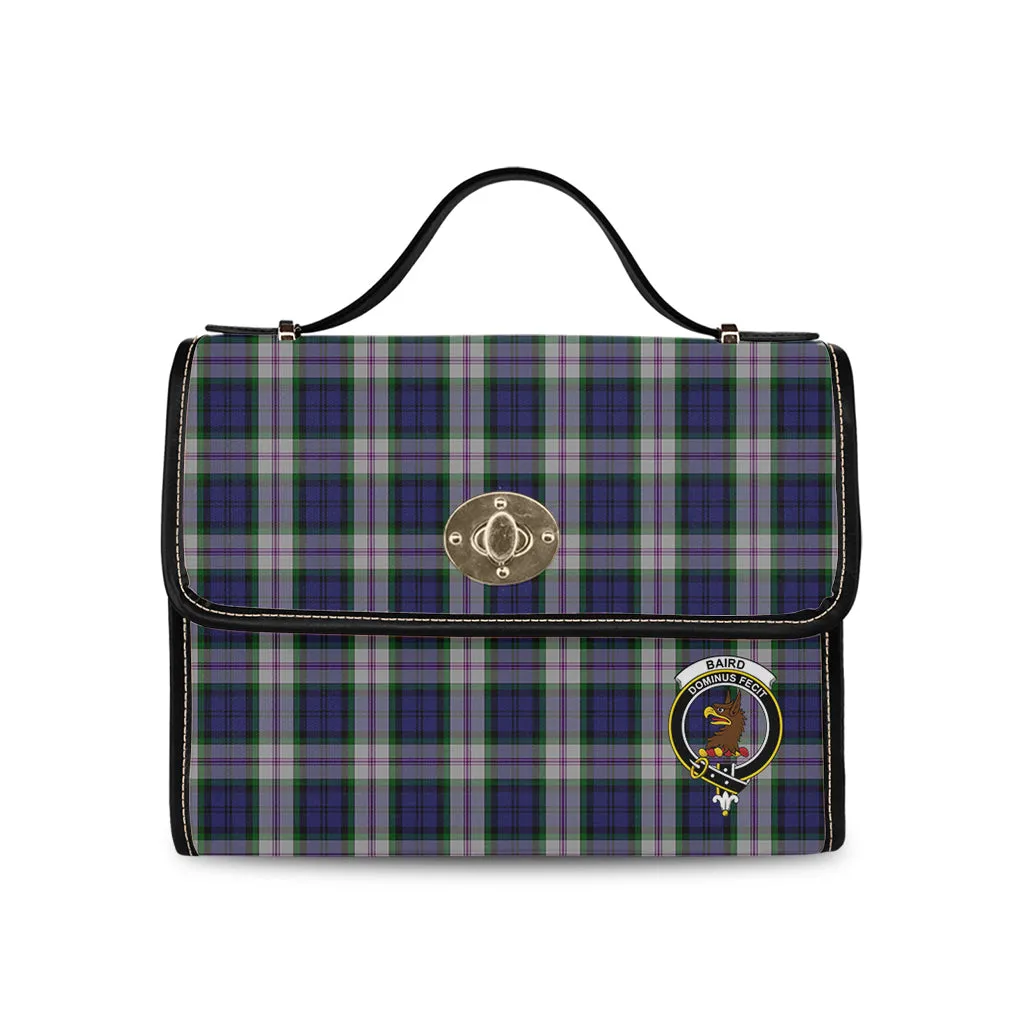 Baird Dress Tartan Waterproof Canvas Bag with Family Crest