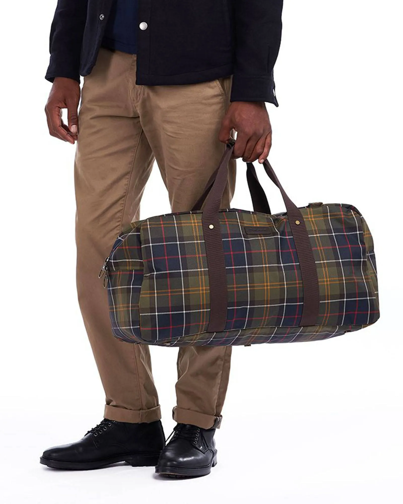 Barbour Torridon Holdall Duffell Bag In Classic Tartan