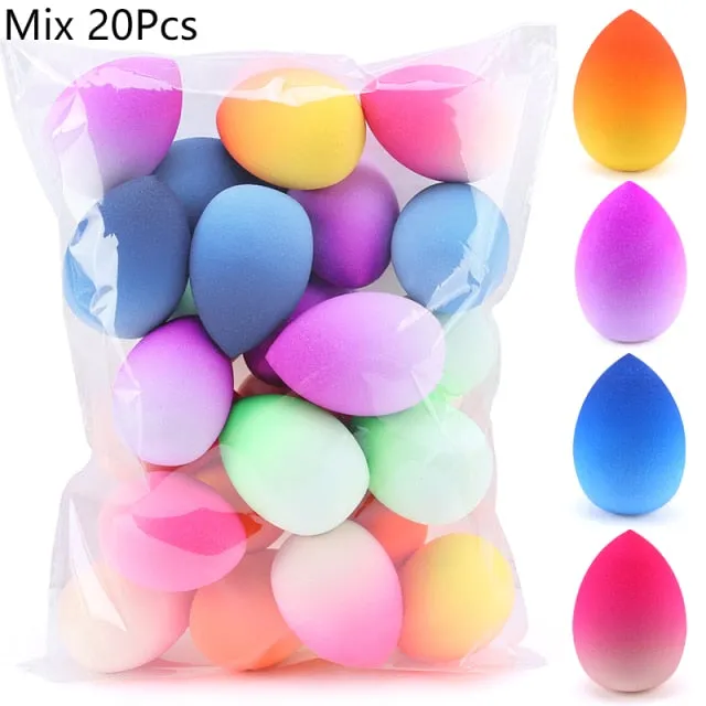 Beauty Soft Mix Color Makeup Sponge Face Cosmetic