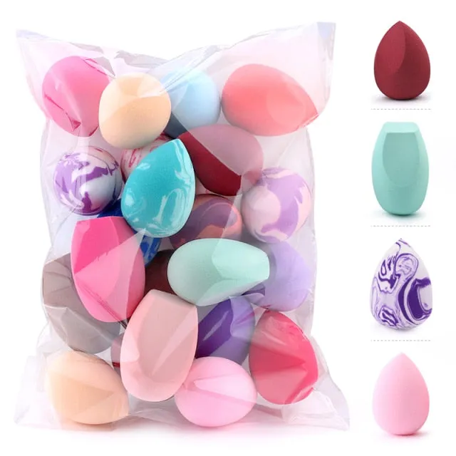 Beauty Soft Mix Color Makeup Sponge Face Cosmetic