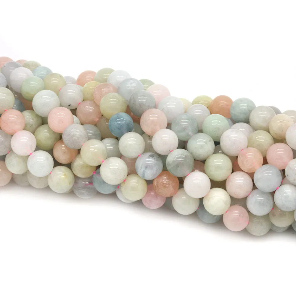 Beryl Rounds 8mm - 35cm Strand