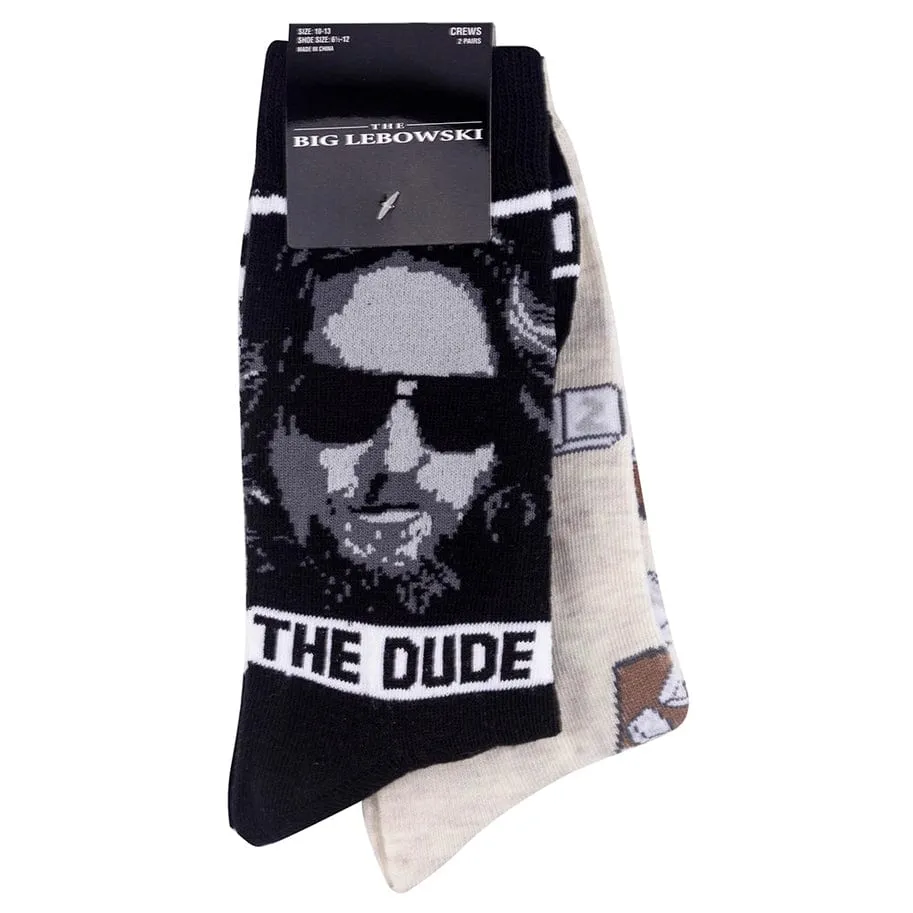 Big Lebowski 2 Pair Unisex Crew Socks