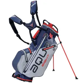 Big Max Aqua 8 Waterproof Stand Bag - Silver/Navy/Red