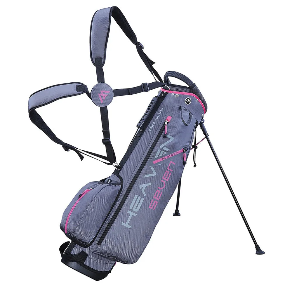 Big Max Heaven 7.0 Stand Bags - Charcoal/Fuchsia