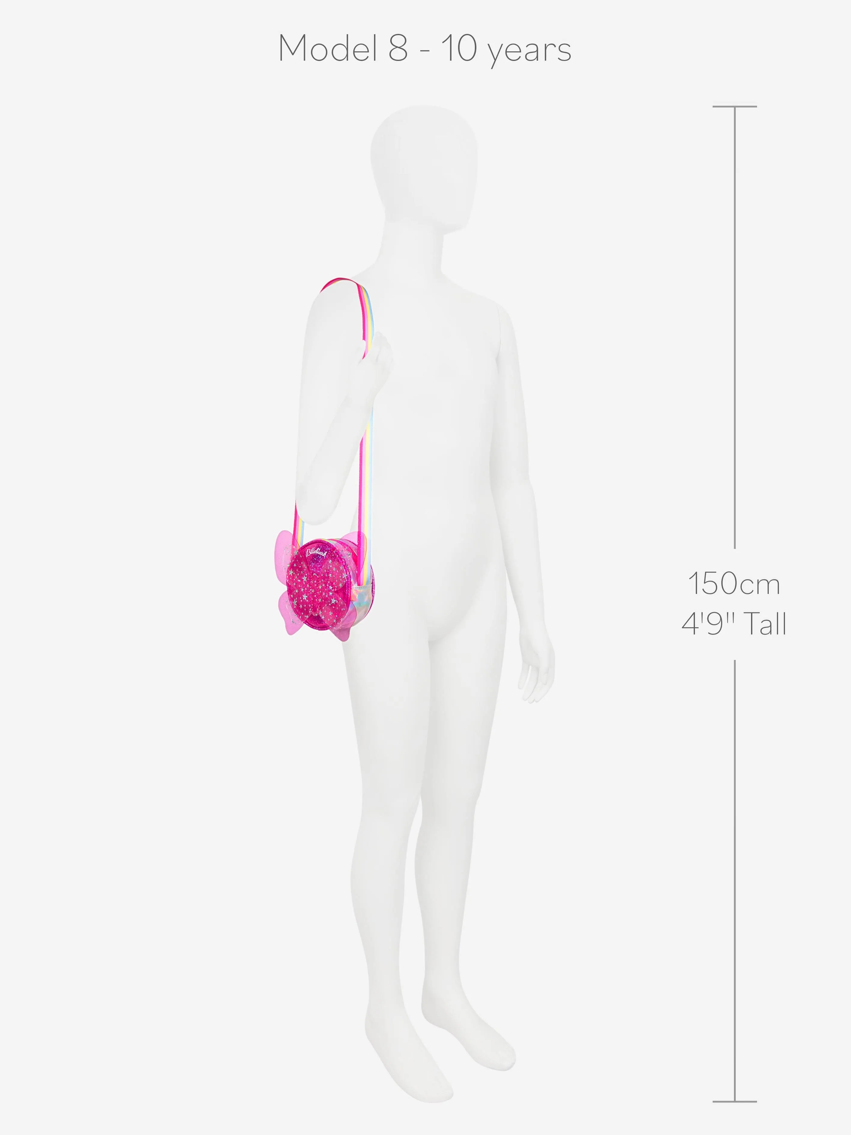 Billieblush Girls Butterfly Shoulder Bag in Pink