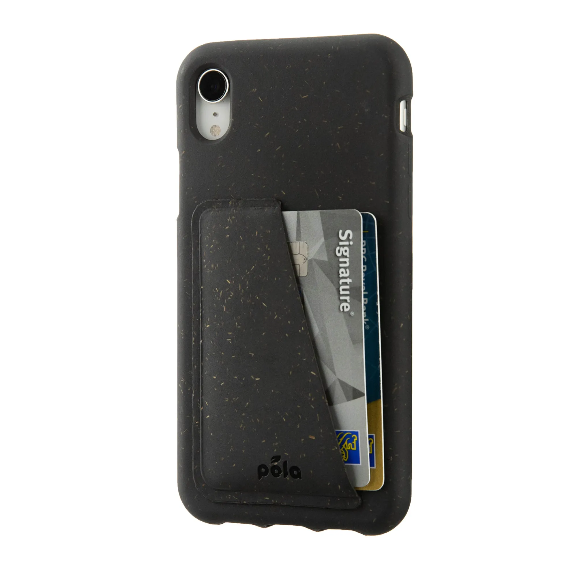 Black iPhone XR Wallet Case