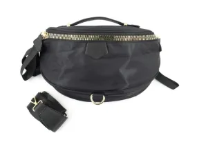 Black Nylon Fanny Pack