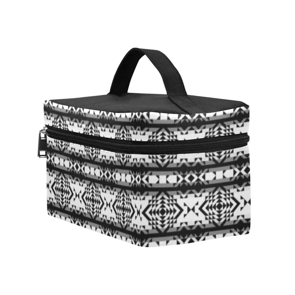 Black Rose Blizzard Cosmetic Bag/Large