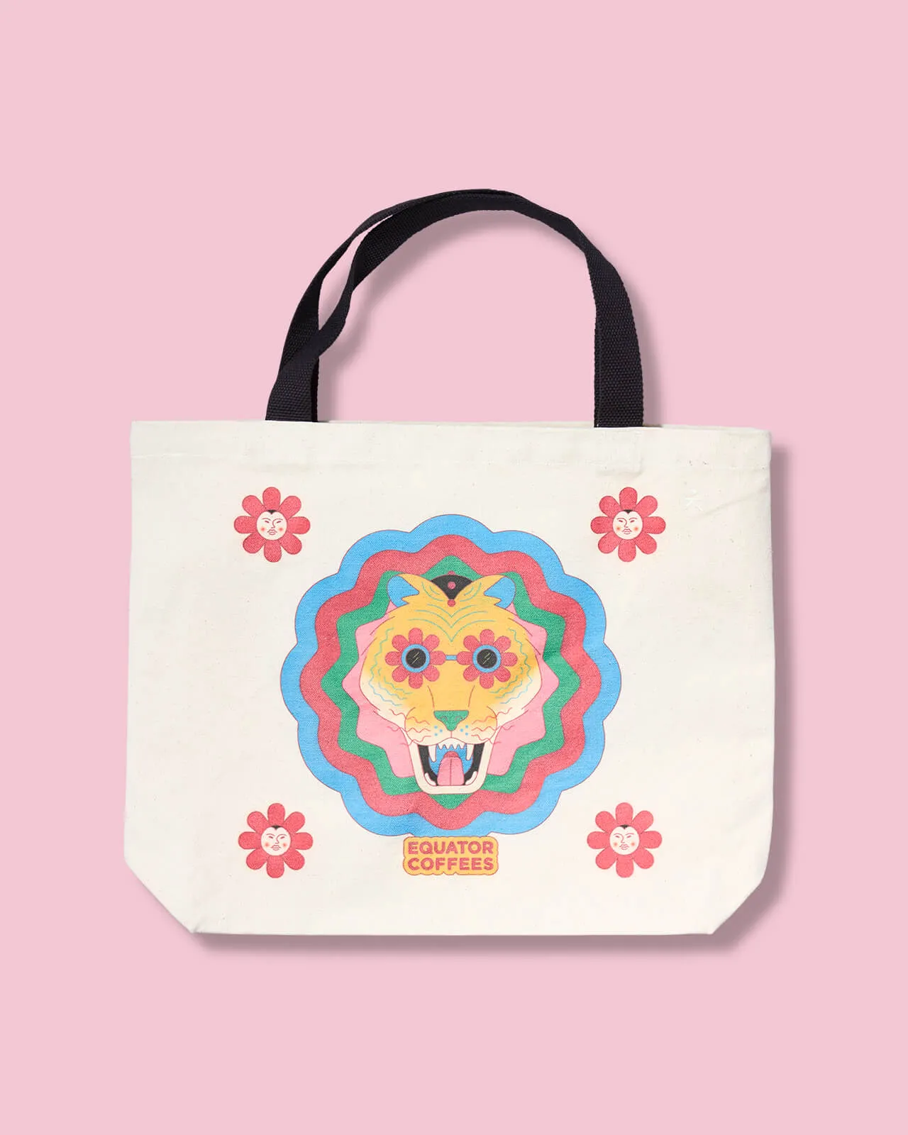 Blooming Tiger Tote Bag