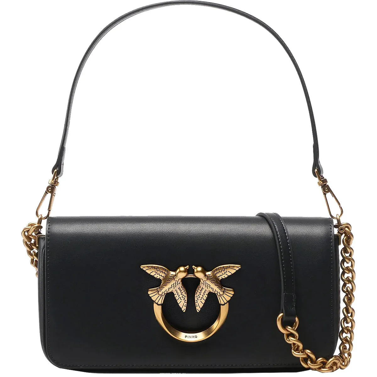 Borsa PINKO Love Click Baguette Mini Nera