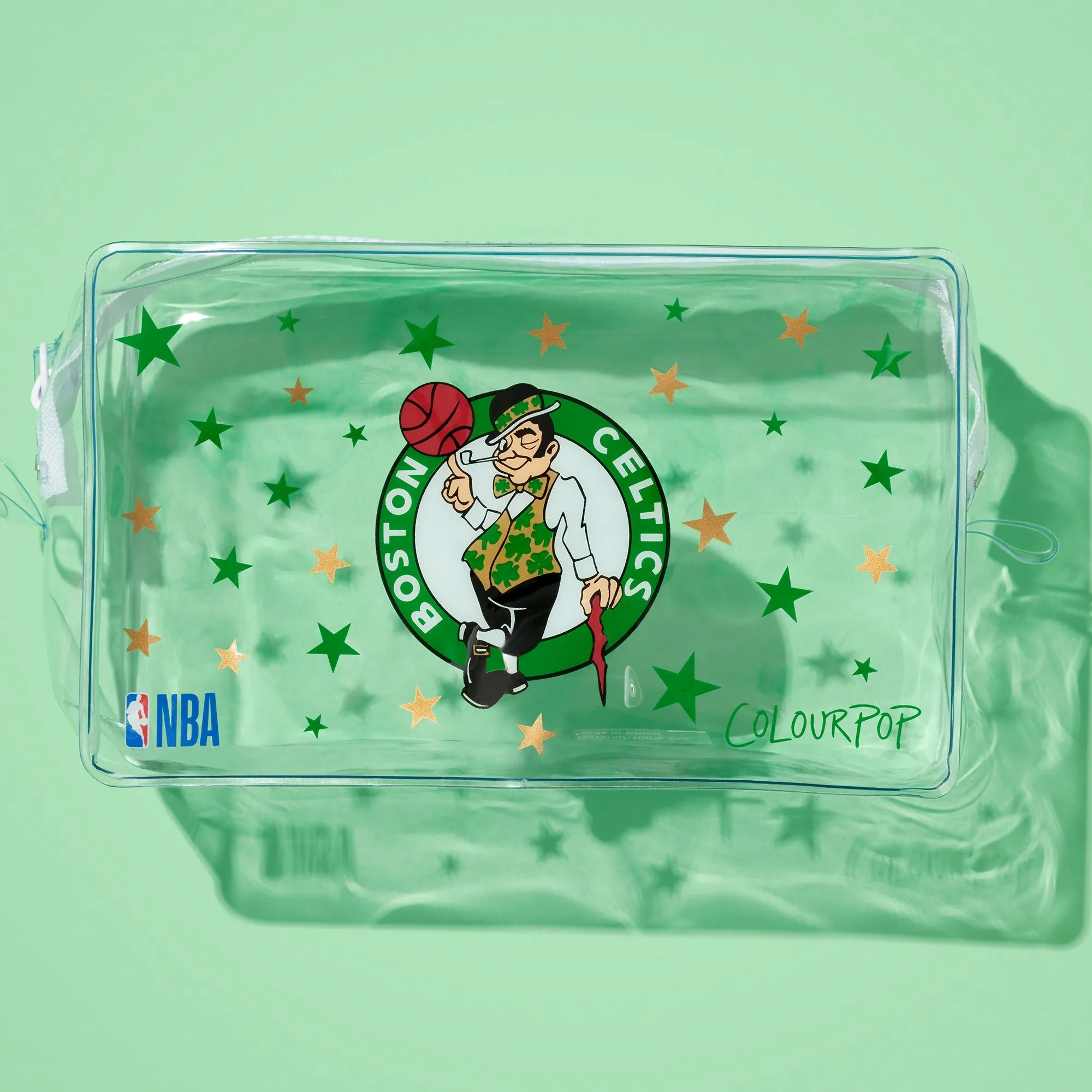 Boston Celtics Makeup Bag