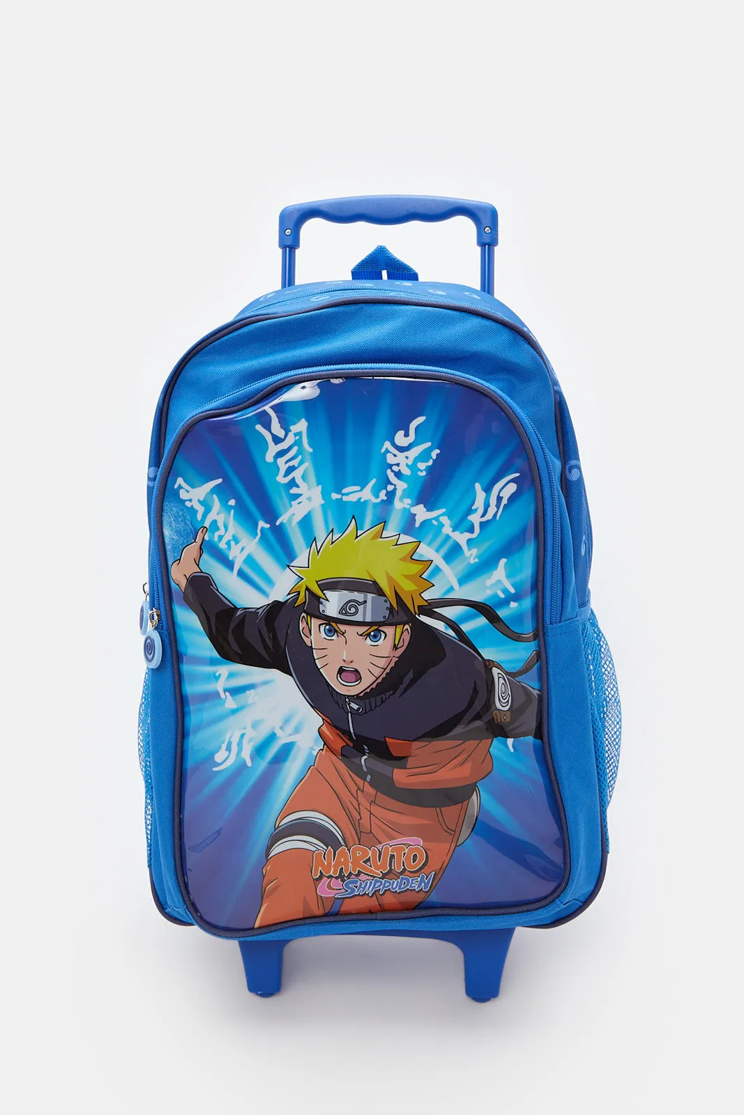 Boys Blue Naruto Print Trolley Set (5 Piece)