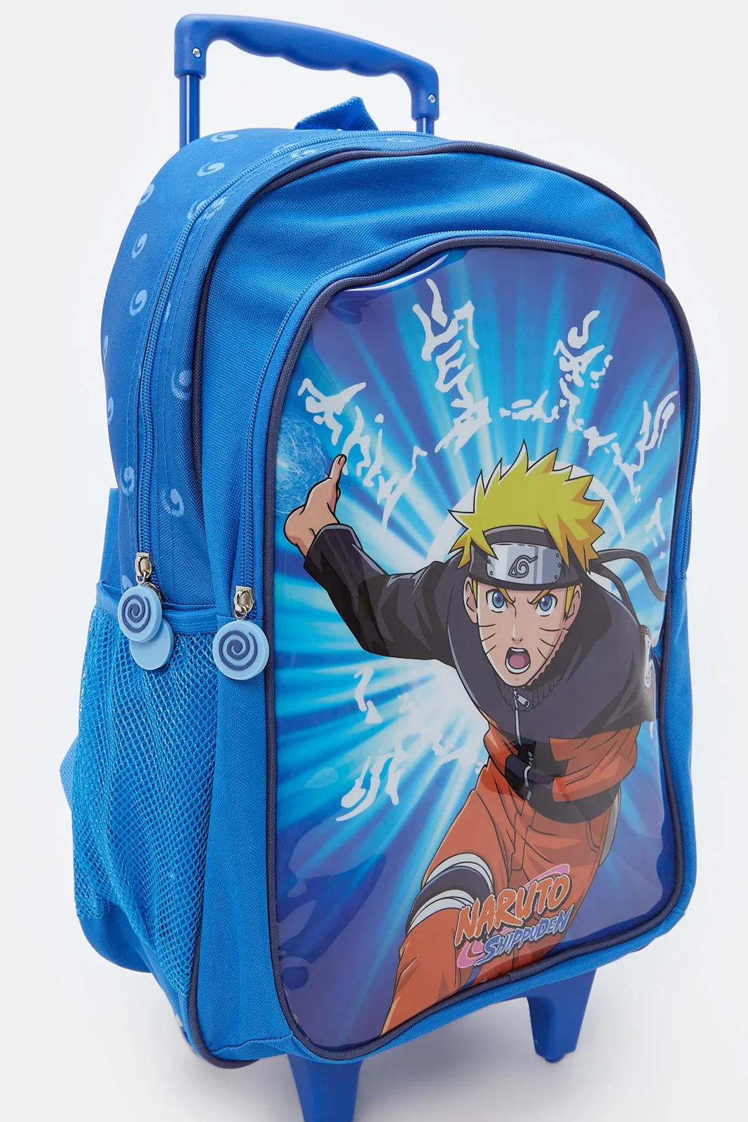 Boys Blue Naruto Print Trolley Set (5 Piece)