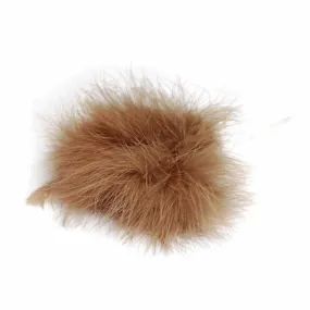 Brown Fluff Feathers (Pack of 6)