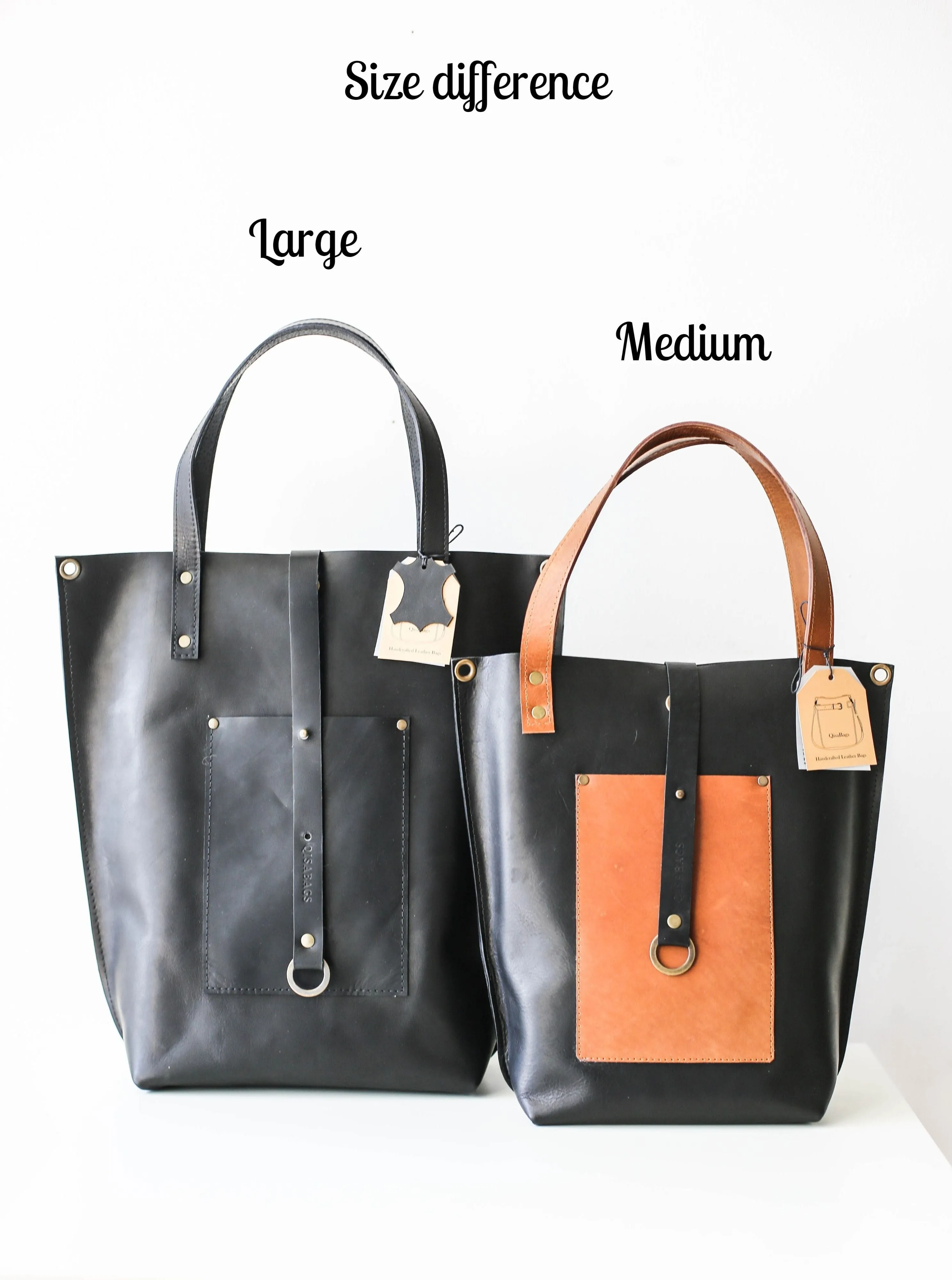 Brown Leather Tote Bag