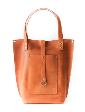 Brown Leather Tote Bag