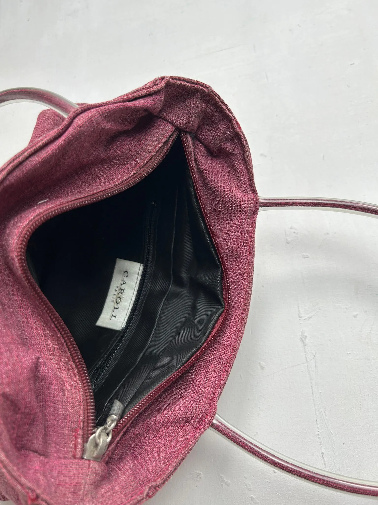 Burgundy y2k vintage handbag