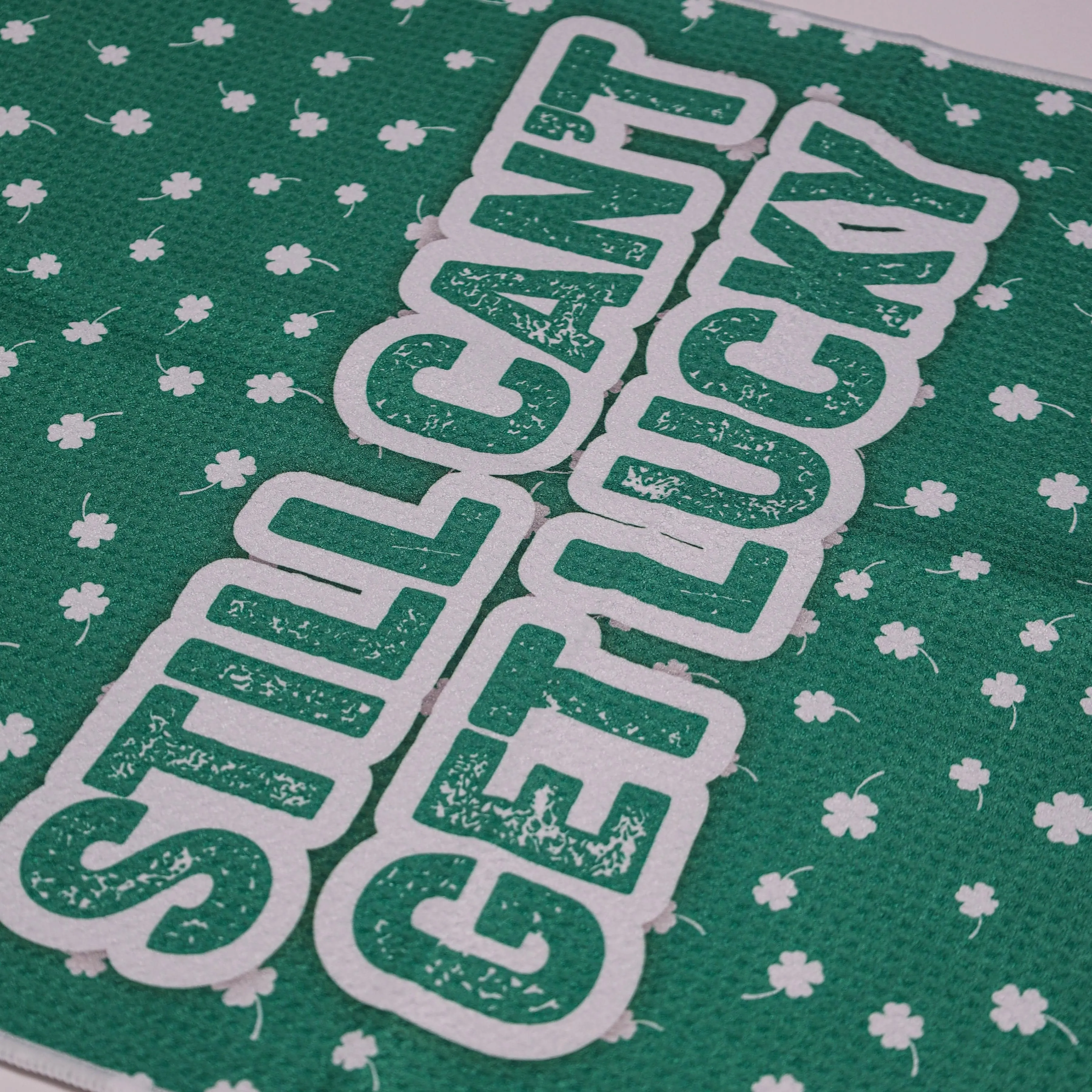 CA Waffle Golf Towels | Get Lucky