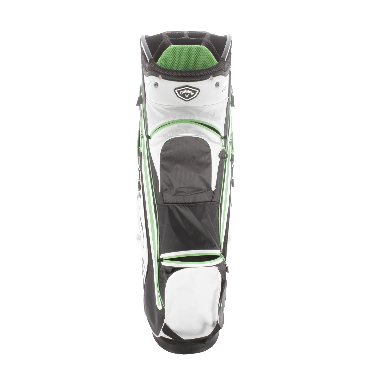 Callaway Chev 14 Dry Cart Bag - Black/White/Green