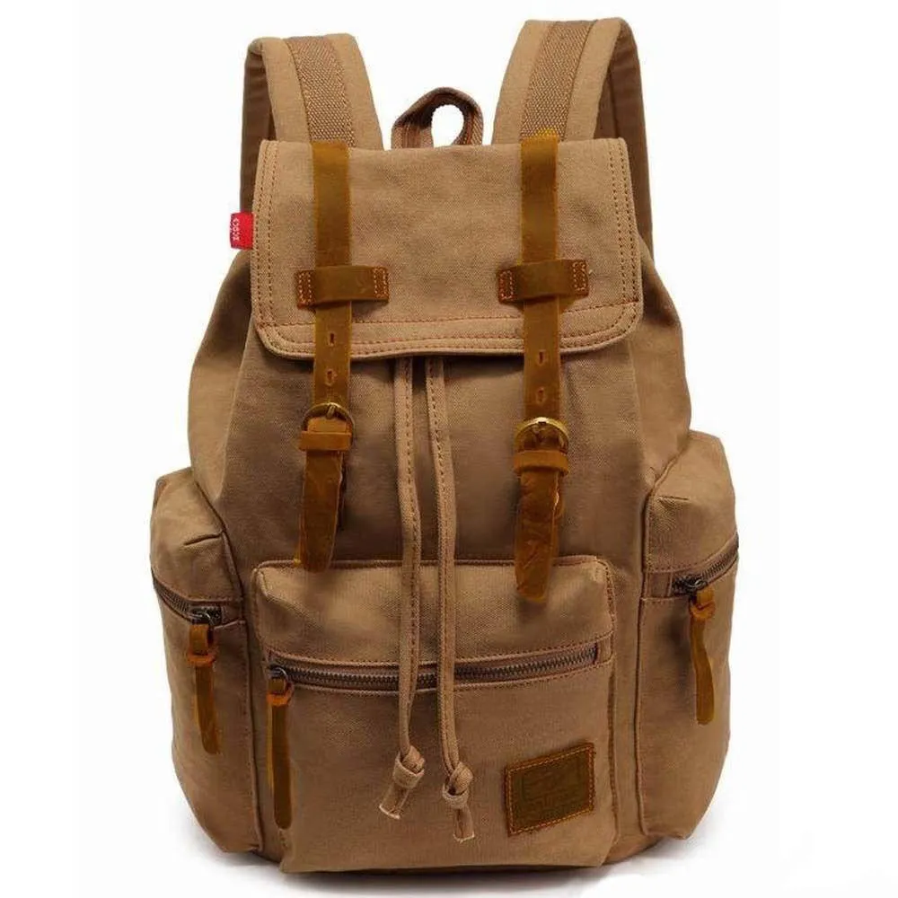 Canvas Backpack - Multiple Colors