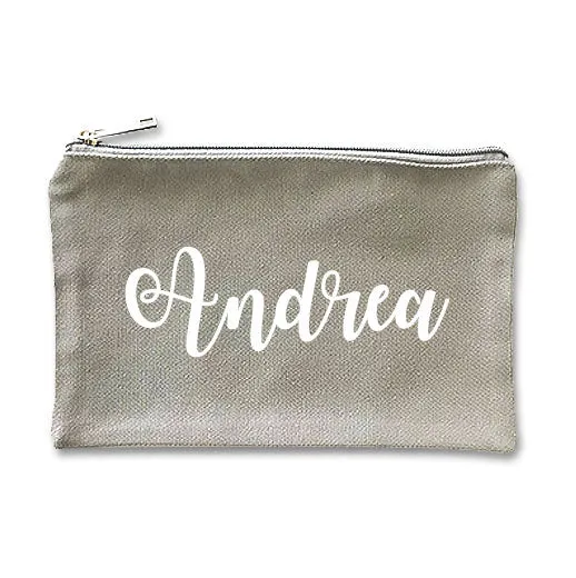 Canvas Makeup Bag - D