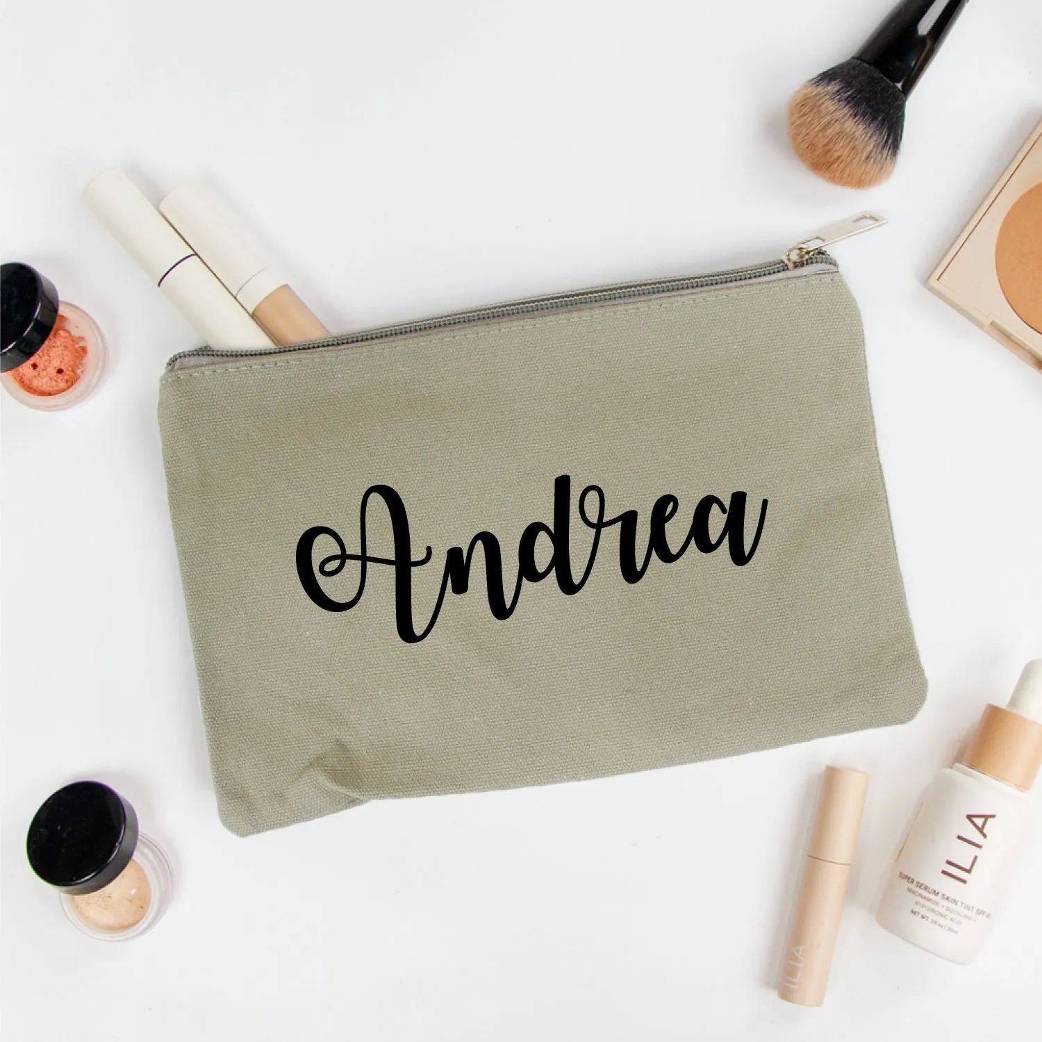 Canvas Makeup Bag - D