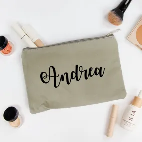 Canvas Makeup Bag - D