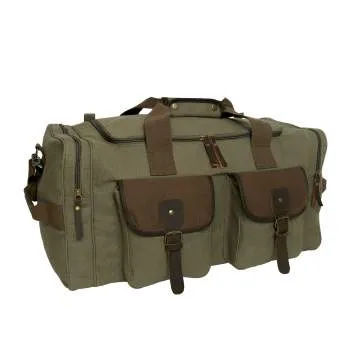 Canvas Pocketed Military Gear Bag