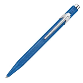 Caran d'Ache 849 Colormat-X Blue Ballpoint Pen