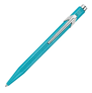 Caran d'Ache 849 Colormat-X Turquoise Ballpoint Pen