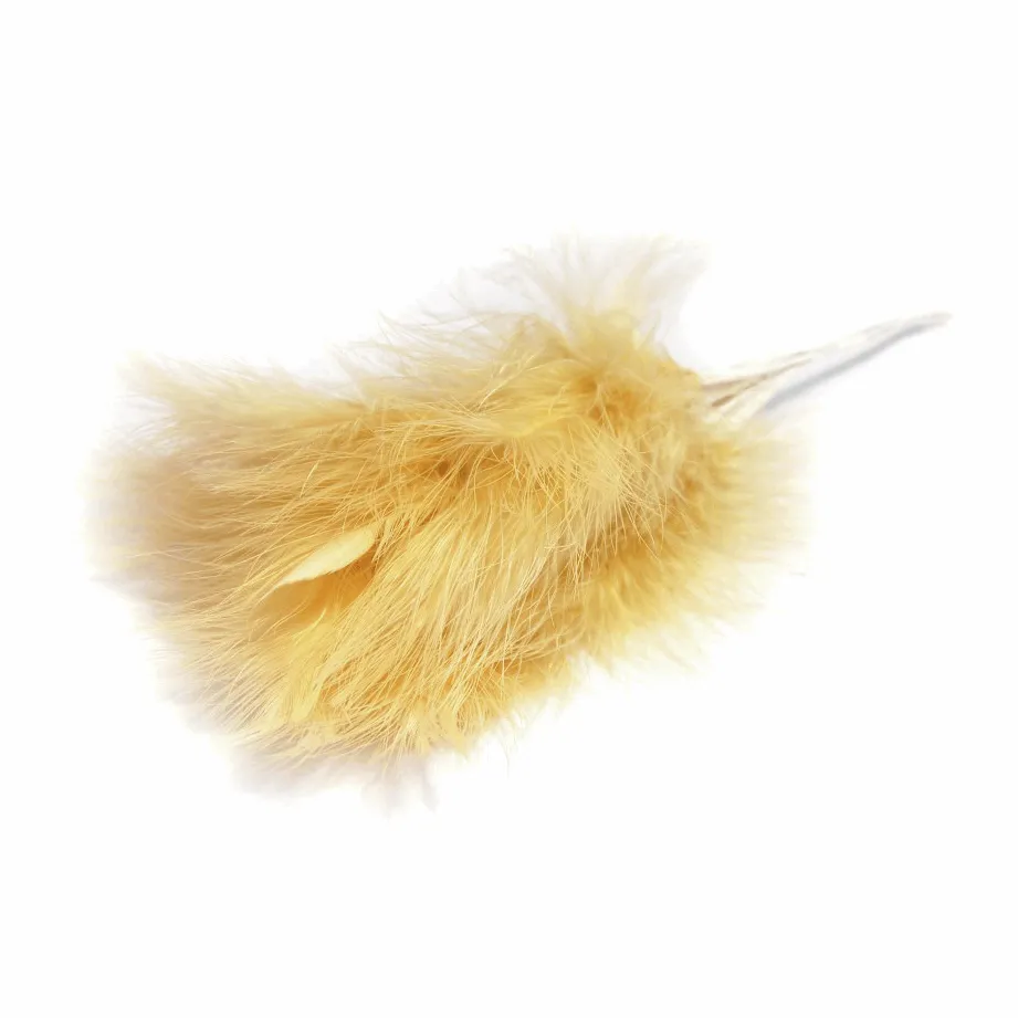 Champagne Fluff Feathers (Pack of 6)