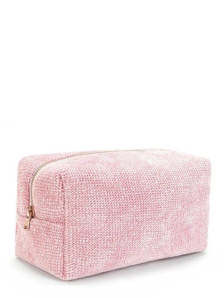 Chenille Zipper Makeup Bag