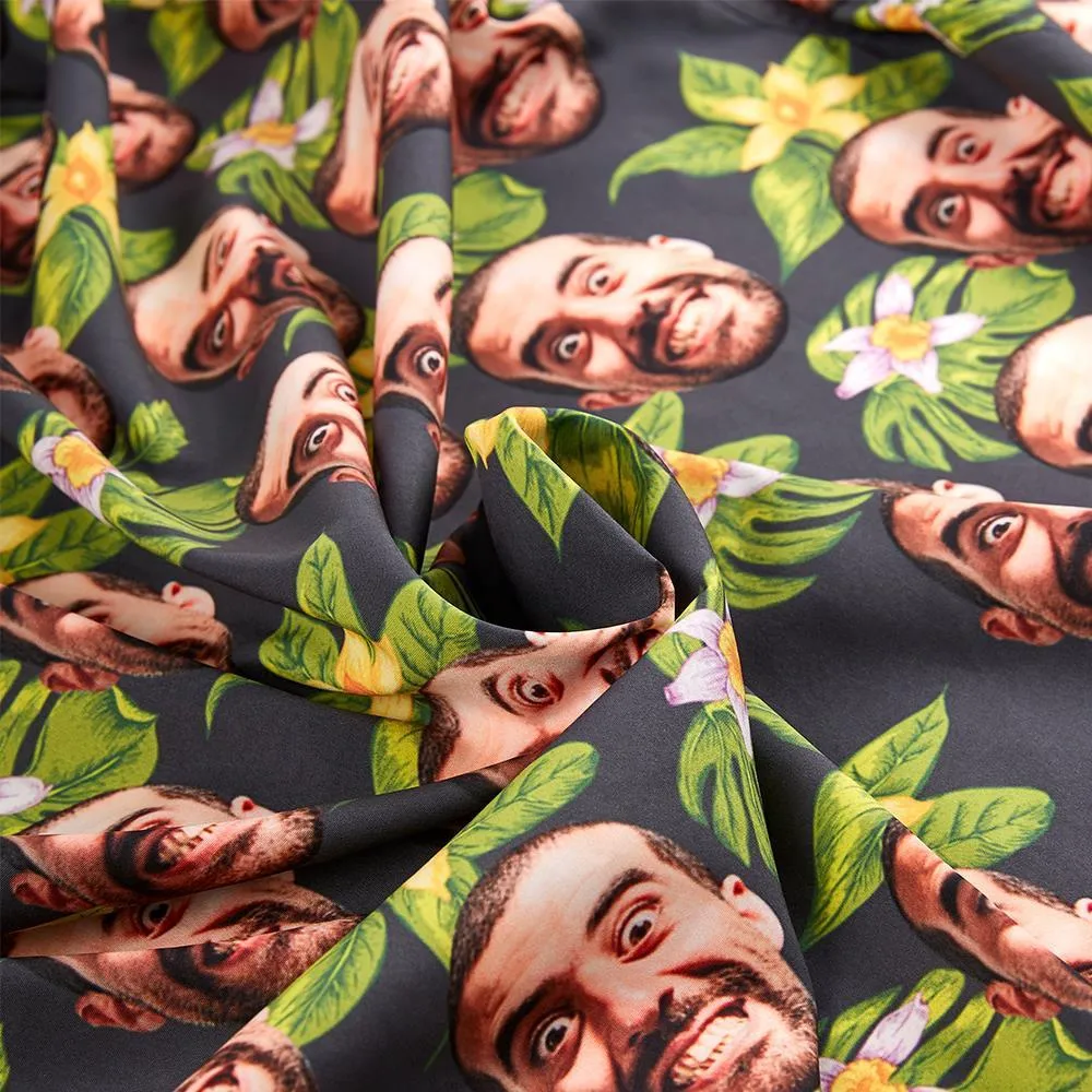 Christmas Gift Custom Hawaiian Shirts Face on Hawaiian Shirt for Men Mash