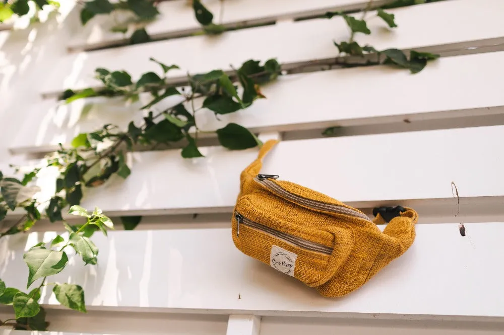 Core Hemp Fanny Pack - Turmeric Yellow