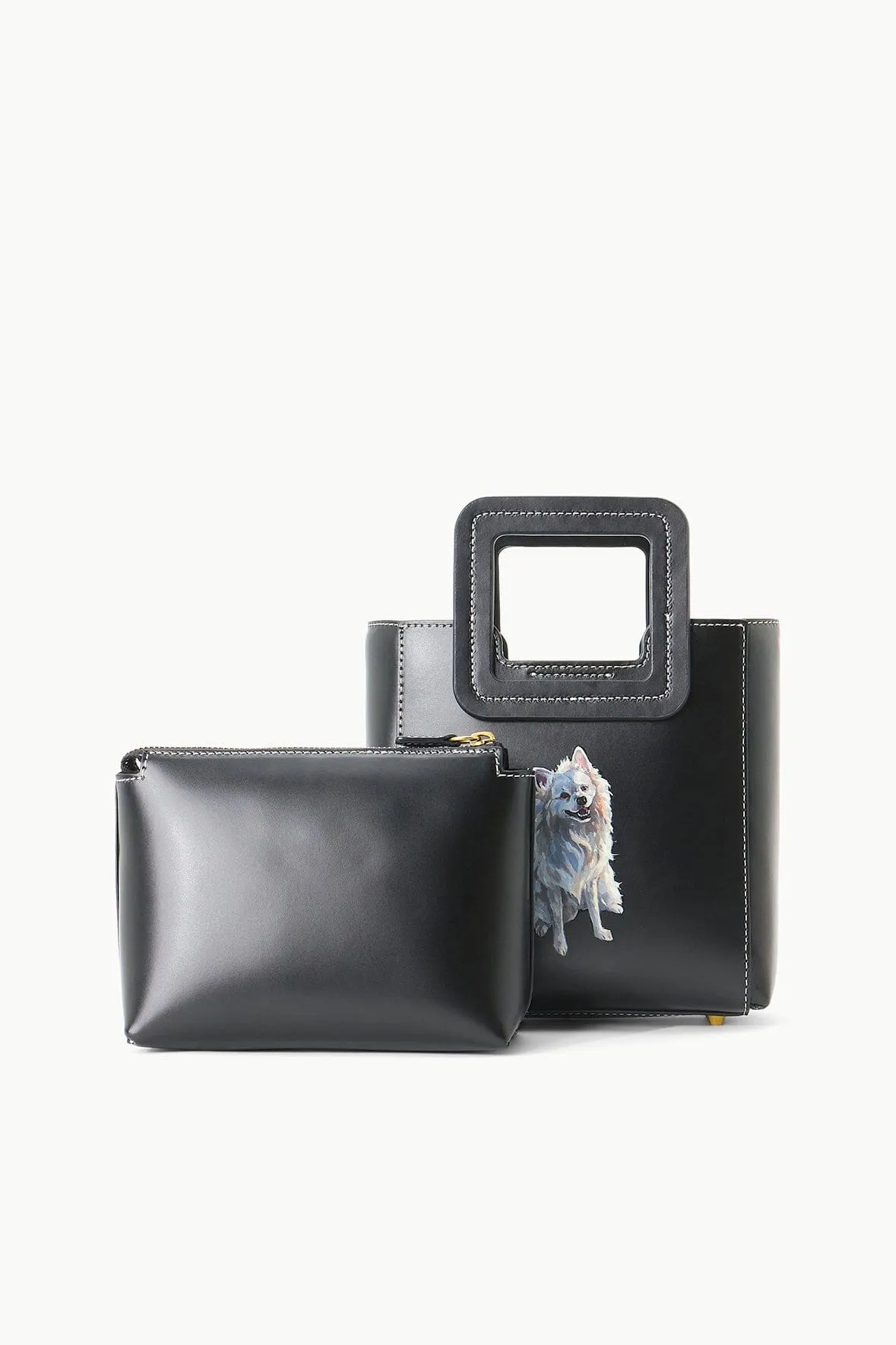 CUSTOM MINI SHIRLEY LEATHER BAG | BLACK