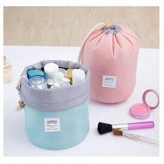 Cylinder Cosmetic Bag Multifunctional Large Capacity Storage Bag Cosmetic Bag Travel Storage Bag Drawstring Pocket Toilet Bag NP-H7TGG-902