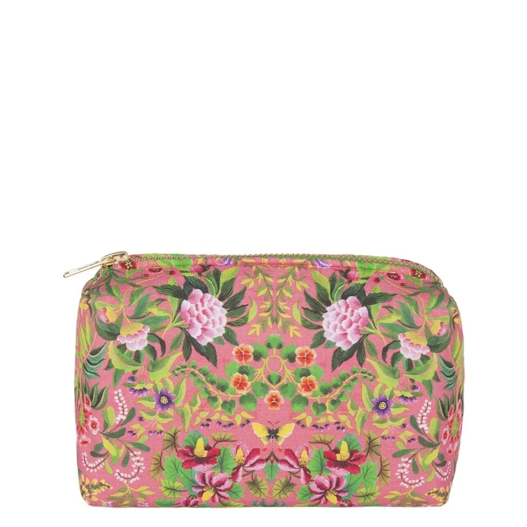 Designers Guild Ikebana Damask Peony Small Toiletry Bag