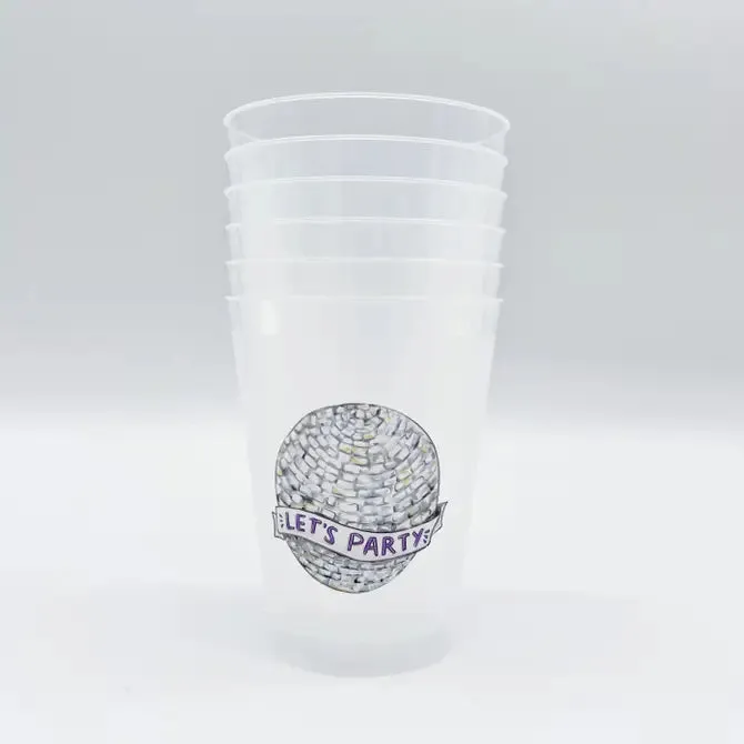 Disco Ball Party Cup Set