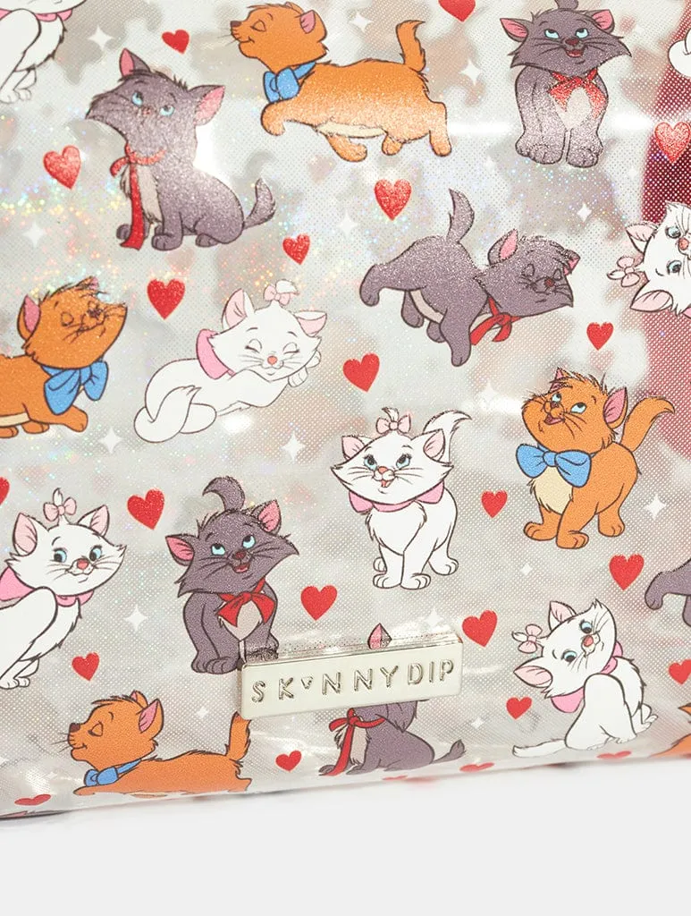 Disney Aristocats Ditsy Heart Makeup Bag